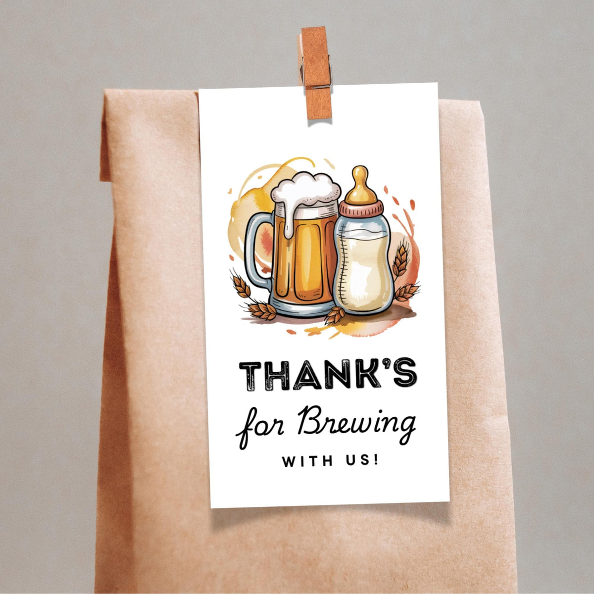 Beer & Diapers Baby Shower Bundle