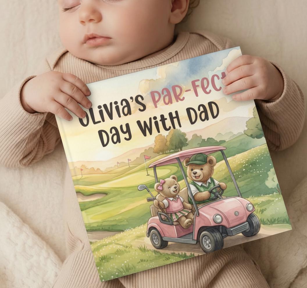 Personalized Golf Book With Childs Name
