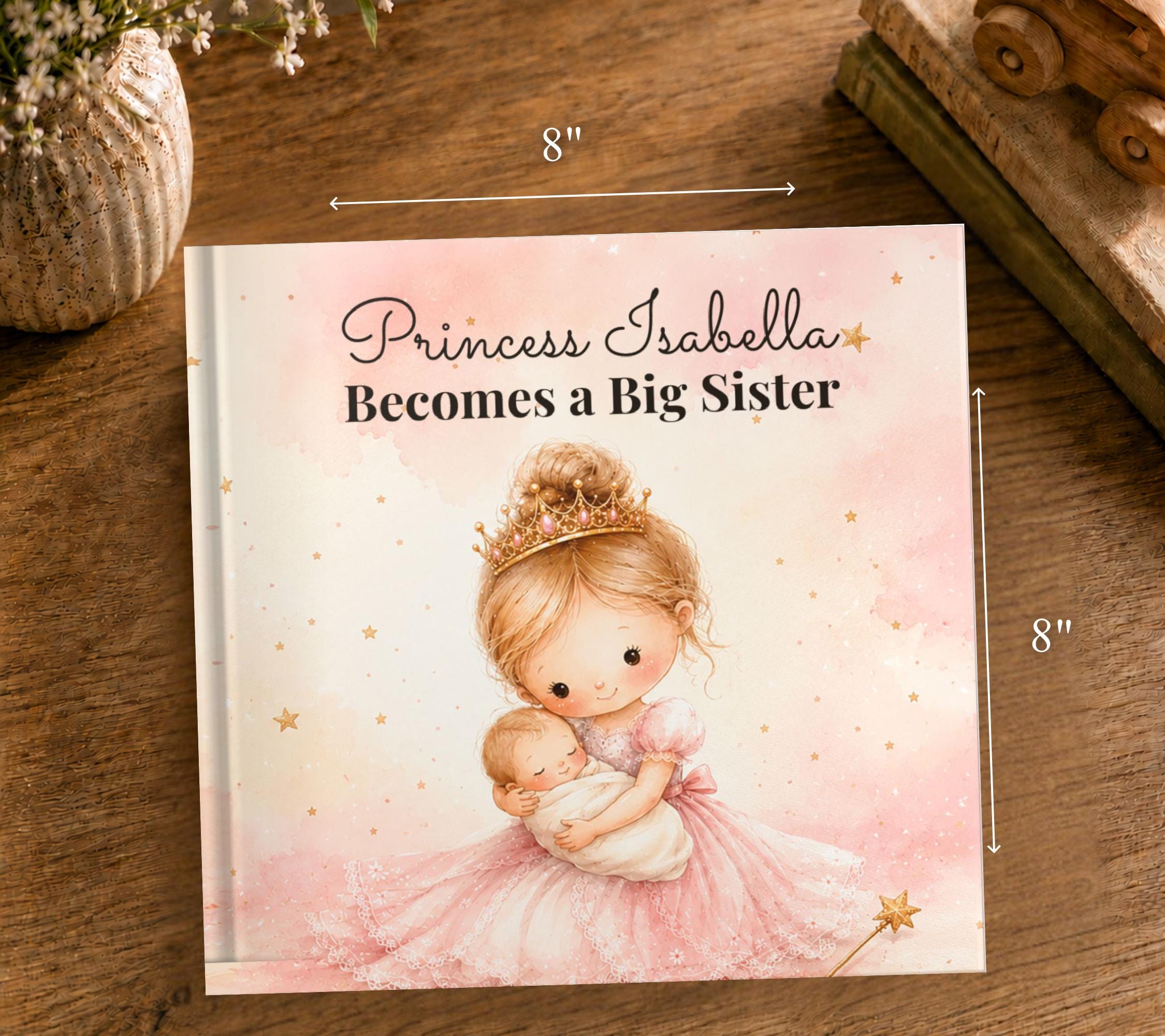 Personalized Princess Big Sister Book