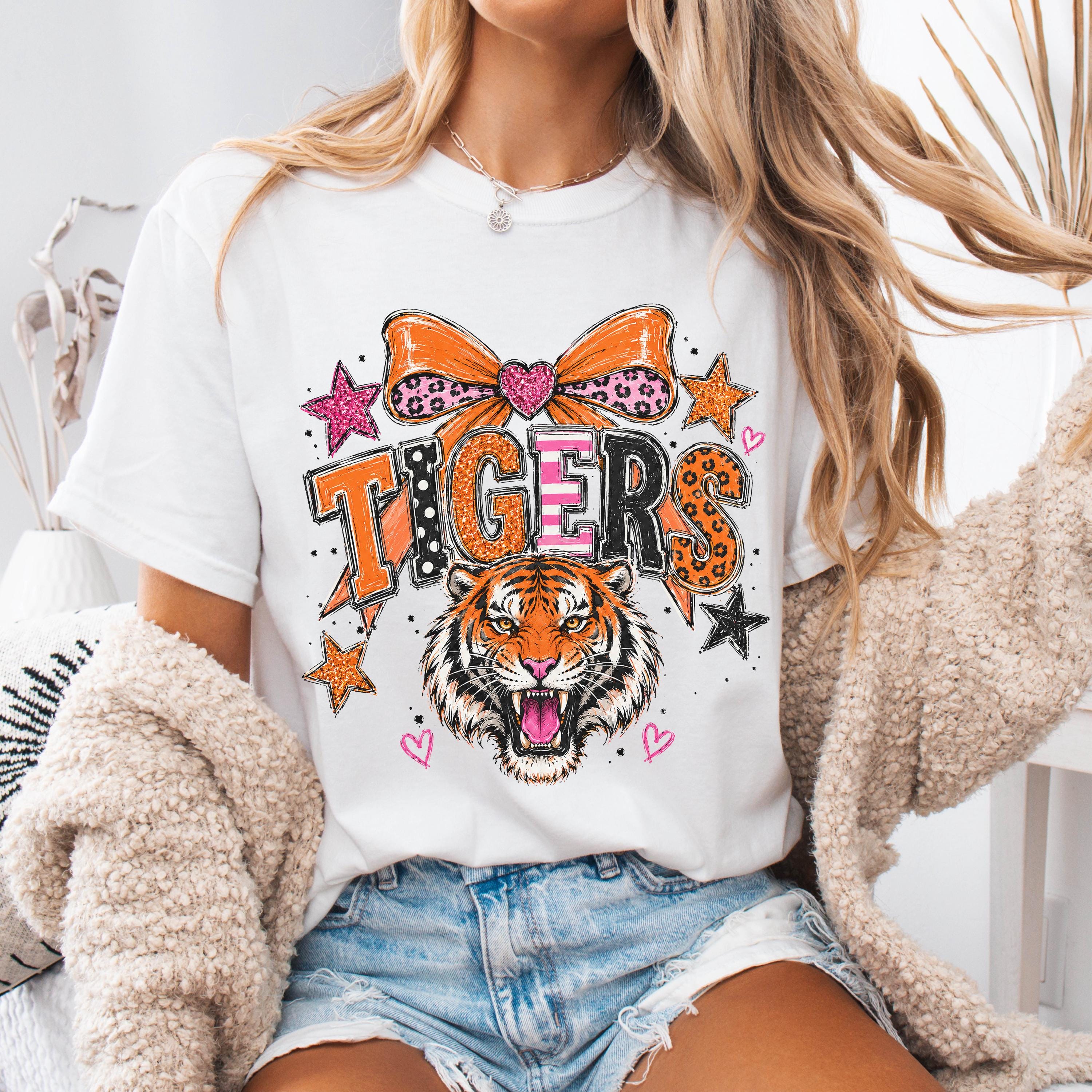 Preppy Coquette Tigers Shirt