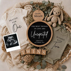 Digital Twins Pregnancy Announcment Template