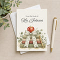Personalized Teacher Stationery Cards