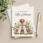 Personalized Teacher Stationery Cards
