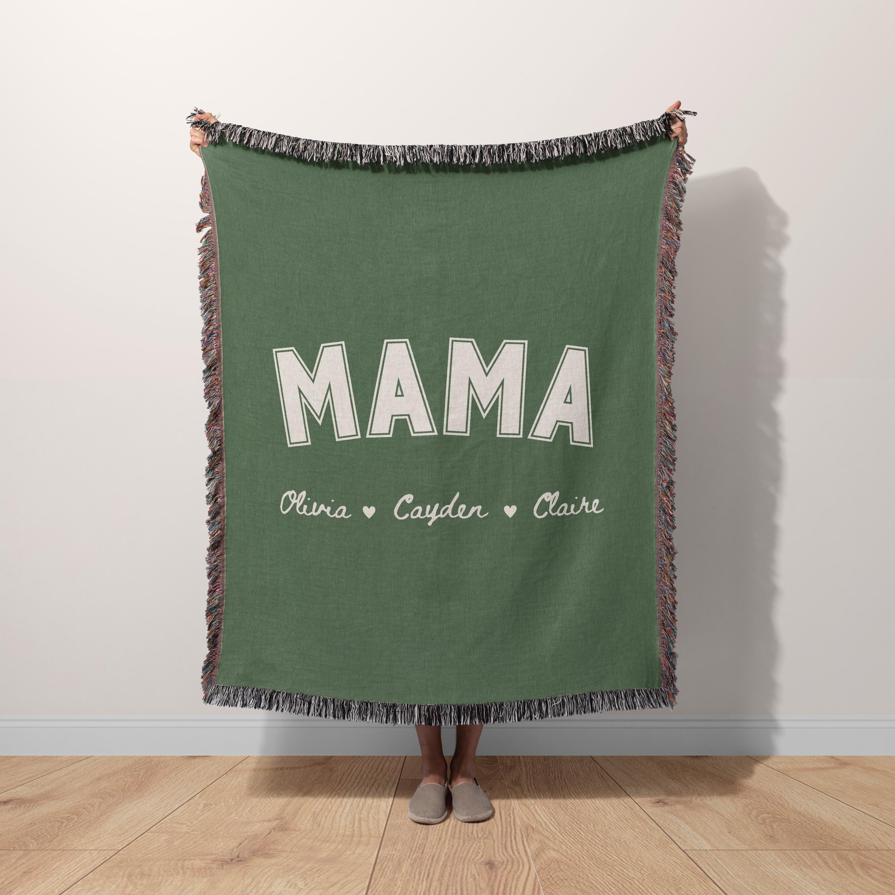 Custom Mama Blanket with Names