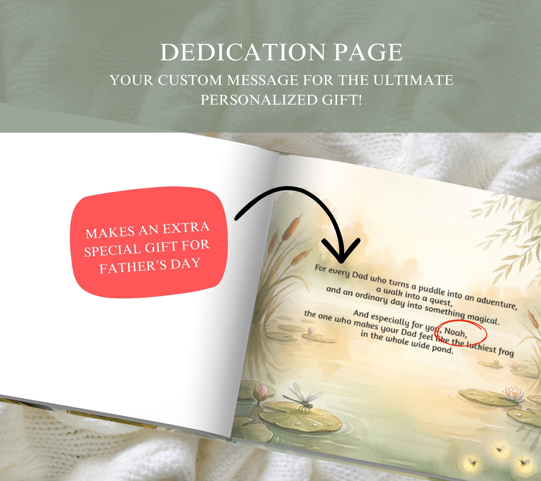 Personalized Father's Day Book