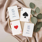 Double Aces Personalized Game Night Cards