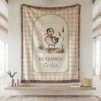 Personalized Mallard Duck Blanket