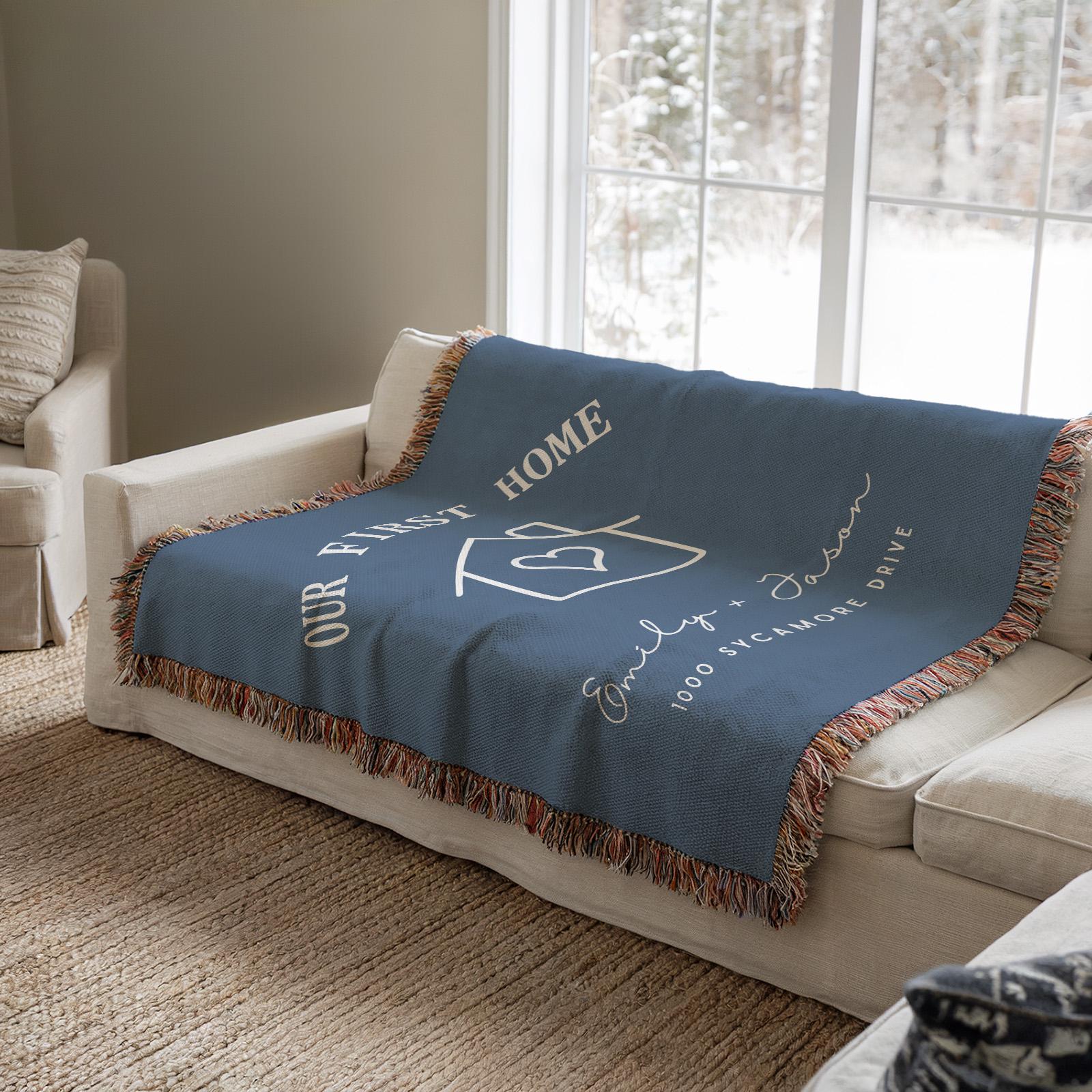Personalized First Home Blanket