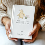 Personalized Teacher Appreciation Journal | Because You Believed In Me Notebook | Thank You Teacher Gift | Mentor Gift Keepsake