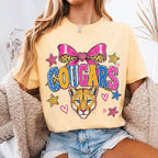 Preppy Coquette Cougars Mascot Shirt