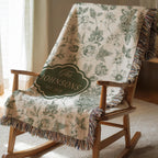 Vintage Toile Personalized Blanket