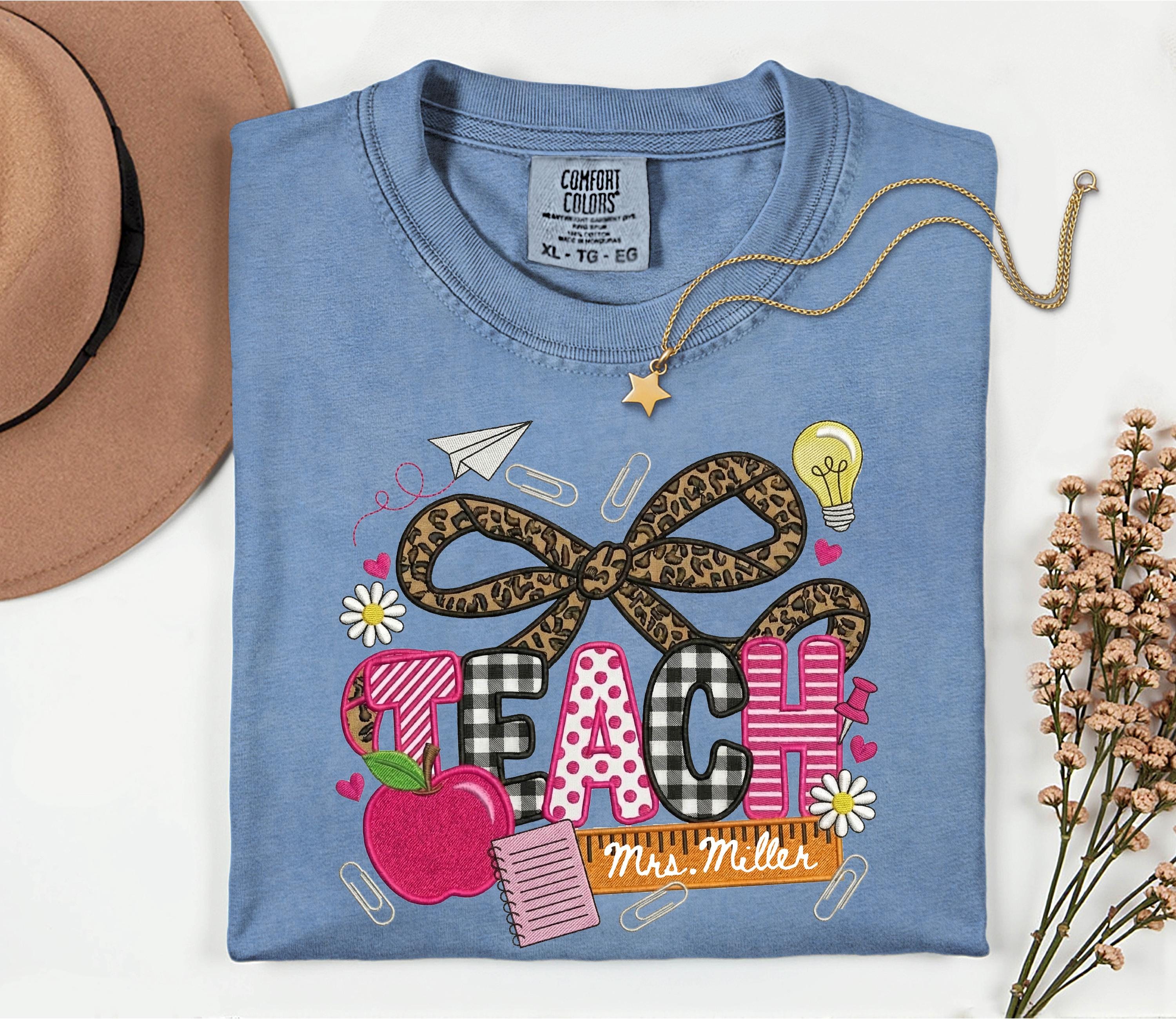 Coquette Teacher Tshirt