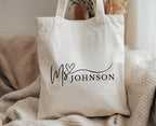 Personalized Teacher Tote Bag