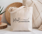 Personalized Teacher Tote Bag