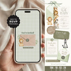 Safari Baby Shower Website Invitation