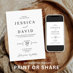 Elegant Mininal Wedding Bundle