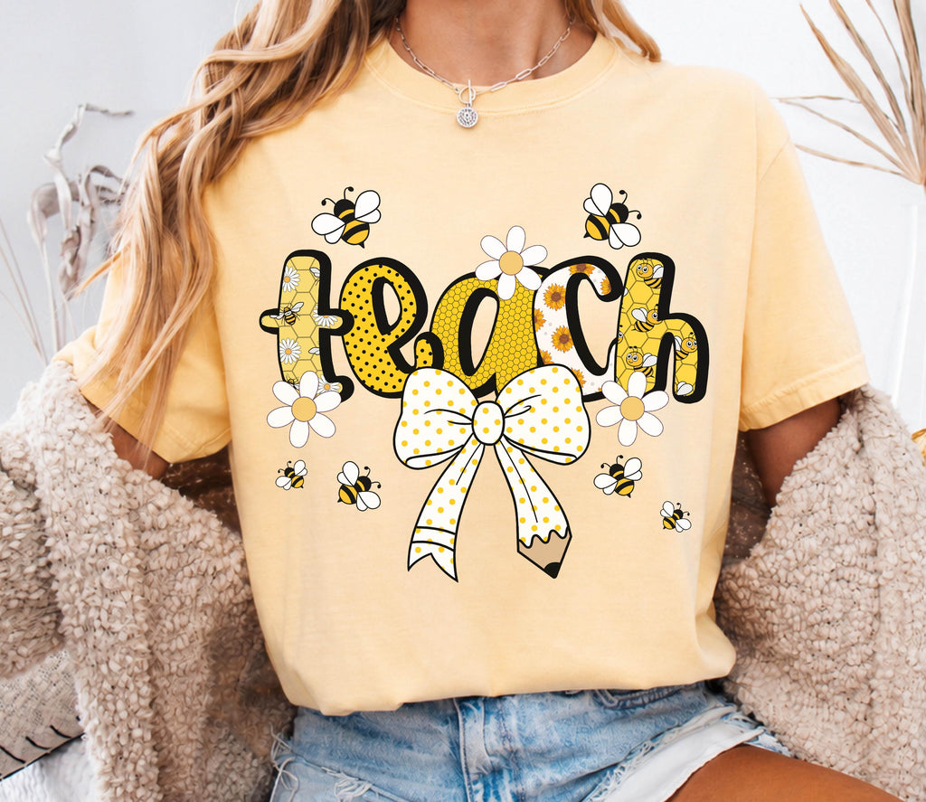 Bee Teacher Tshirt