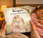 Personalized Woodland Bunny Big Sister Book