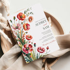 Poppy Wedding Invitation Set