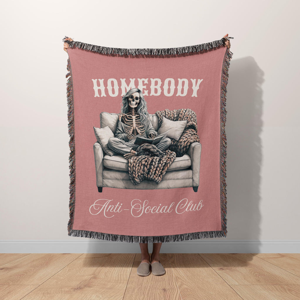 Homebody Anti Social Club Blanket