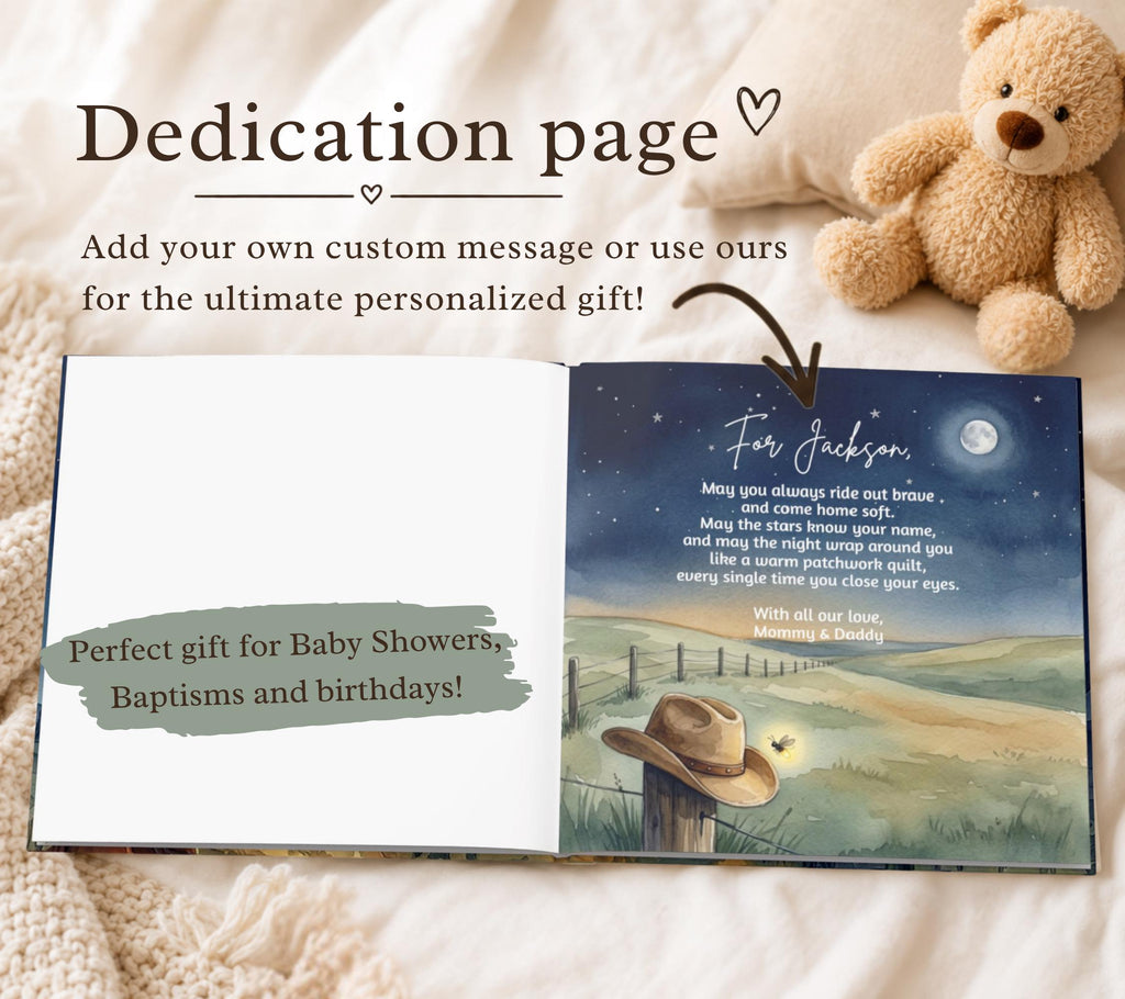 Personalized Cowboy Bedtime Storybook