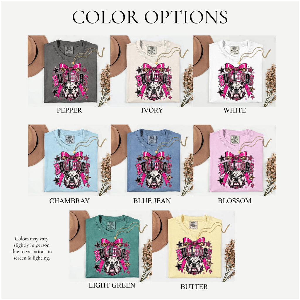 Preppy Bulldogs Mascot Shirt