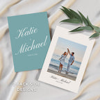 Beach Wedding Invitation Template