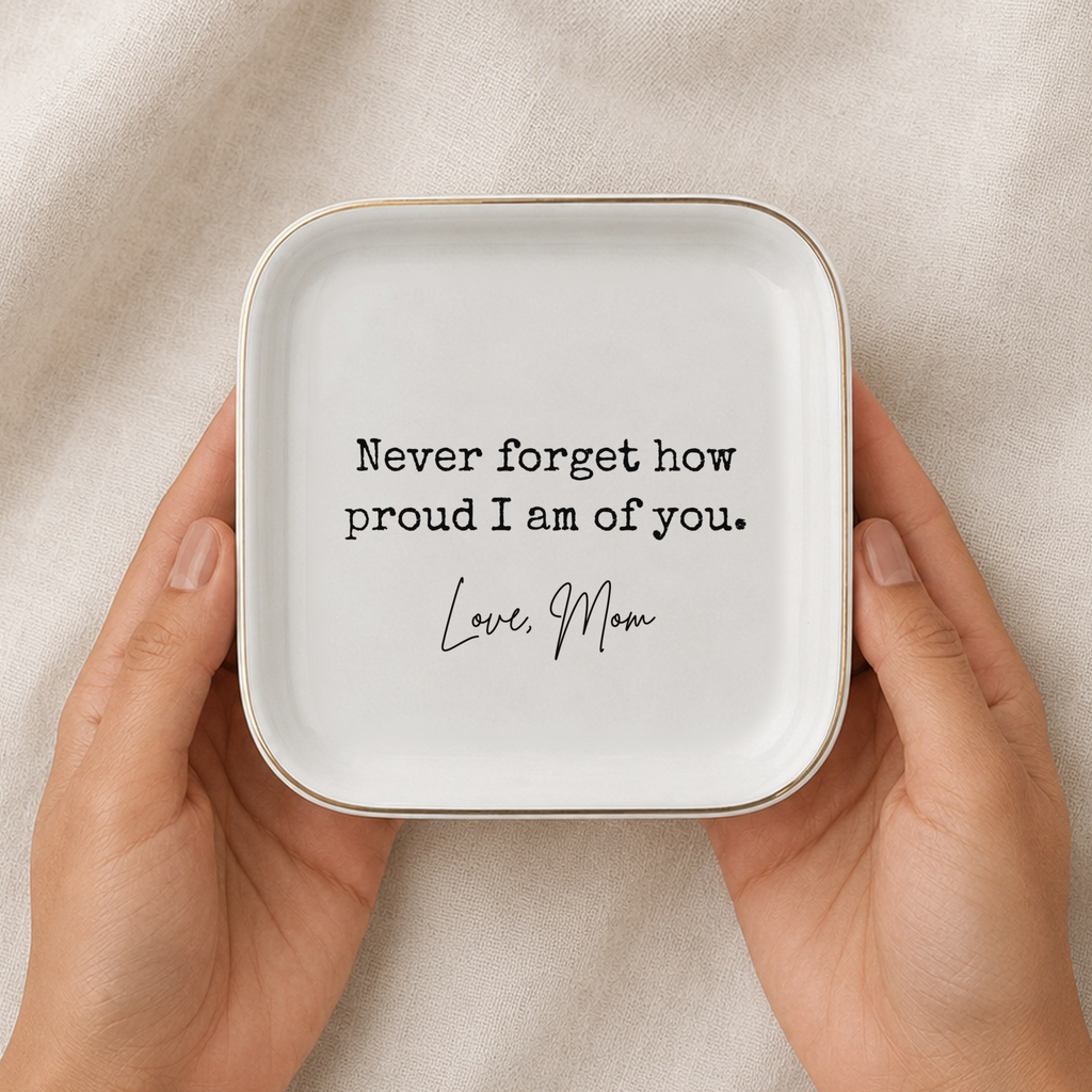 Custom Message Jewelry Dish