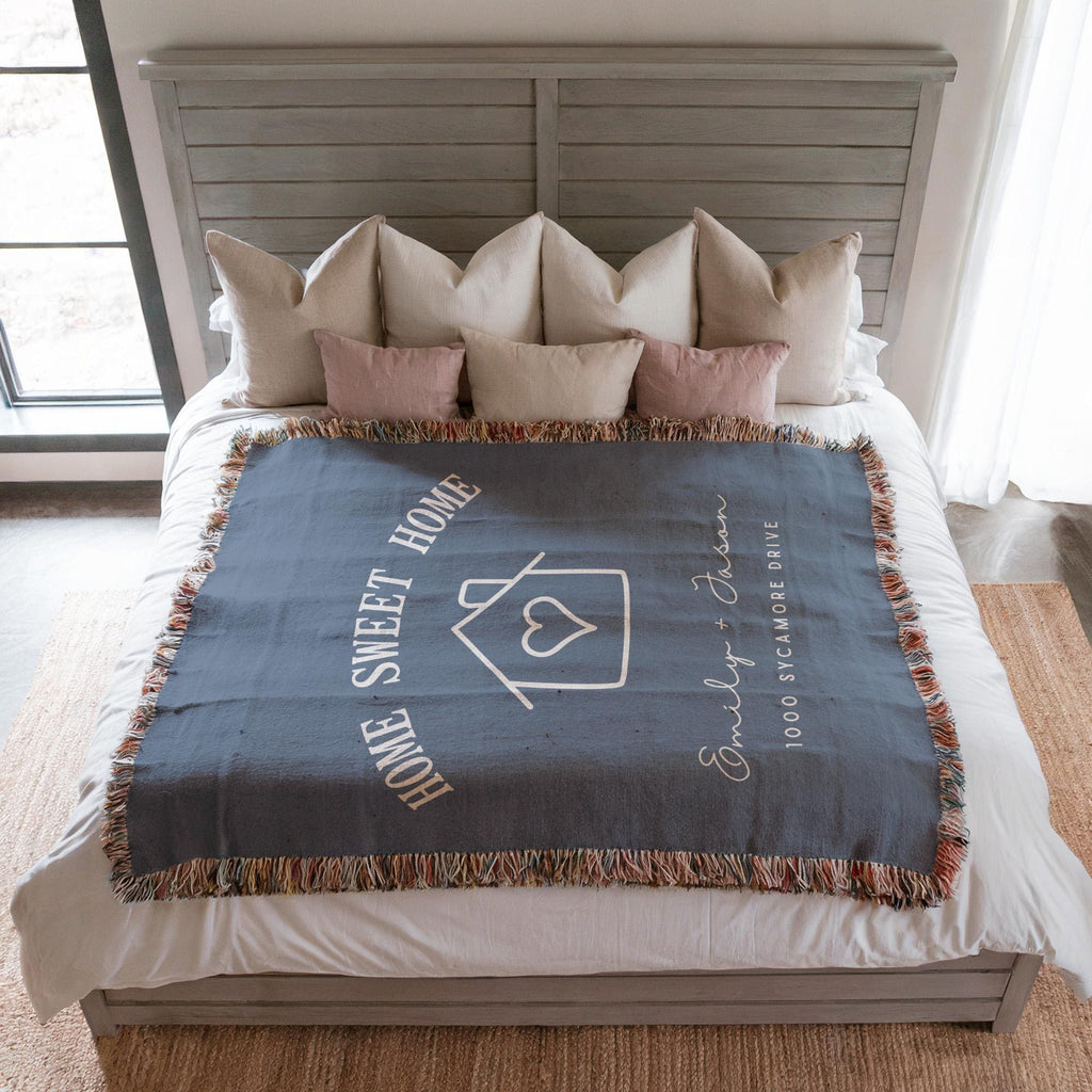 Personalized Home Sweet Home Blanket