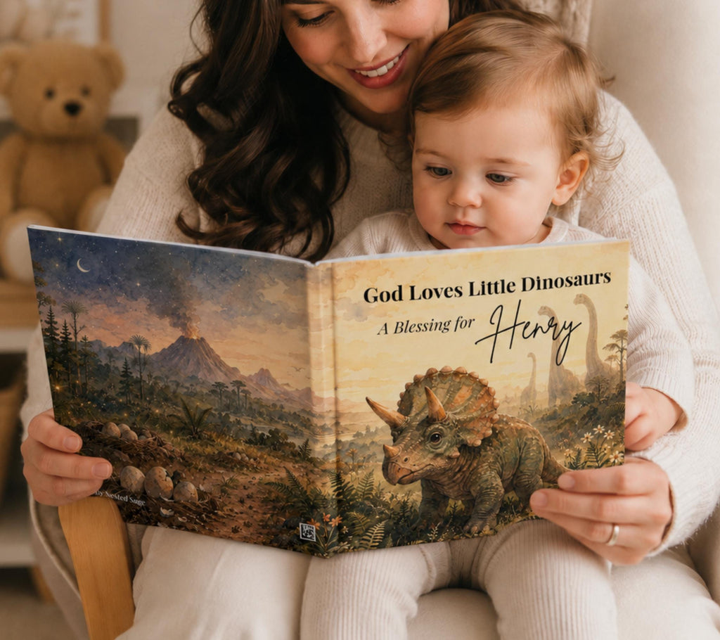 Personalized Christian Dinosaur Book with Name