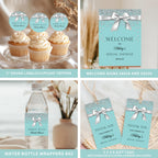 Aqua Blue Bridal Shower Bundle