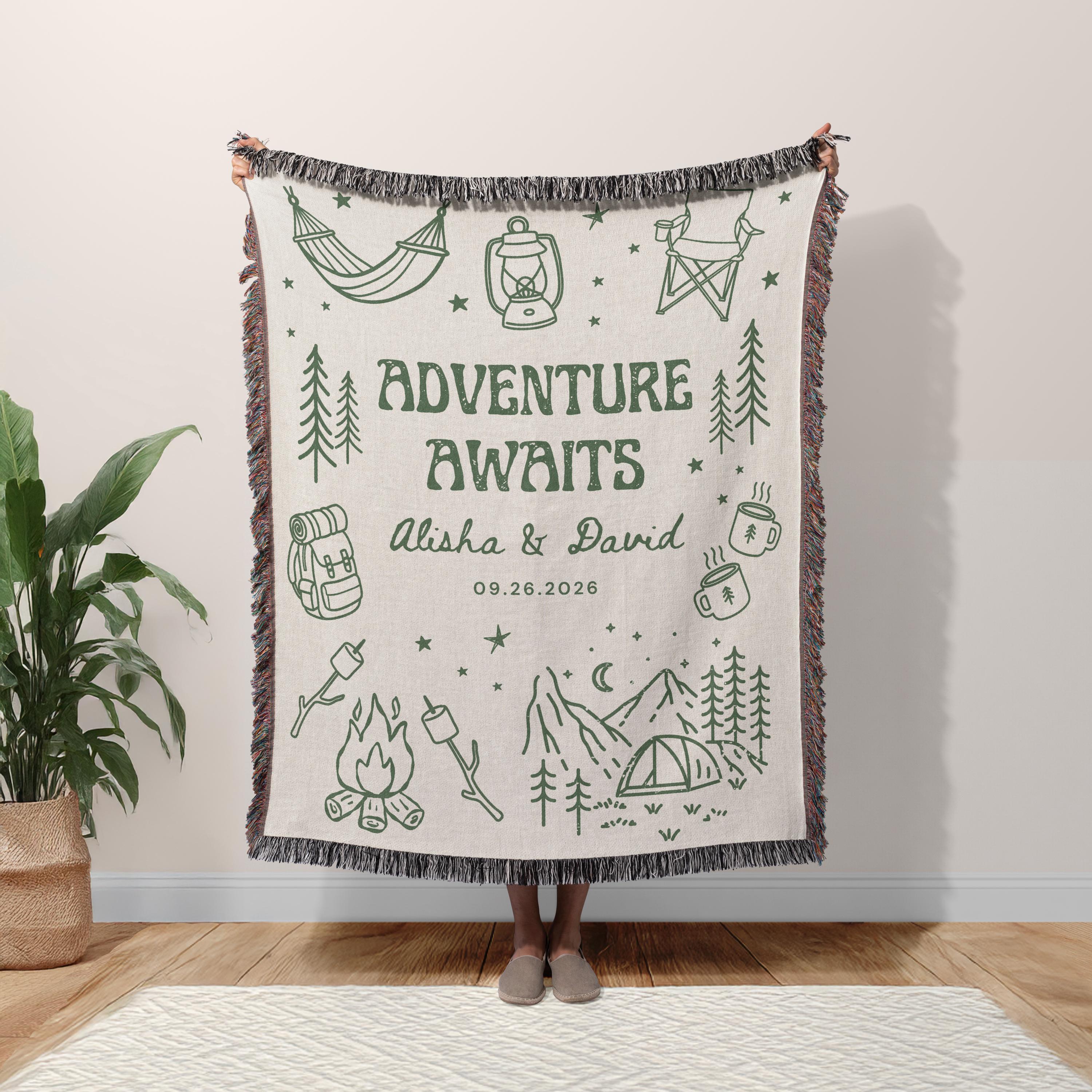 Personalized Camping Blanket
