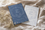 Personalized Toile Wedding Vow Book