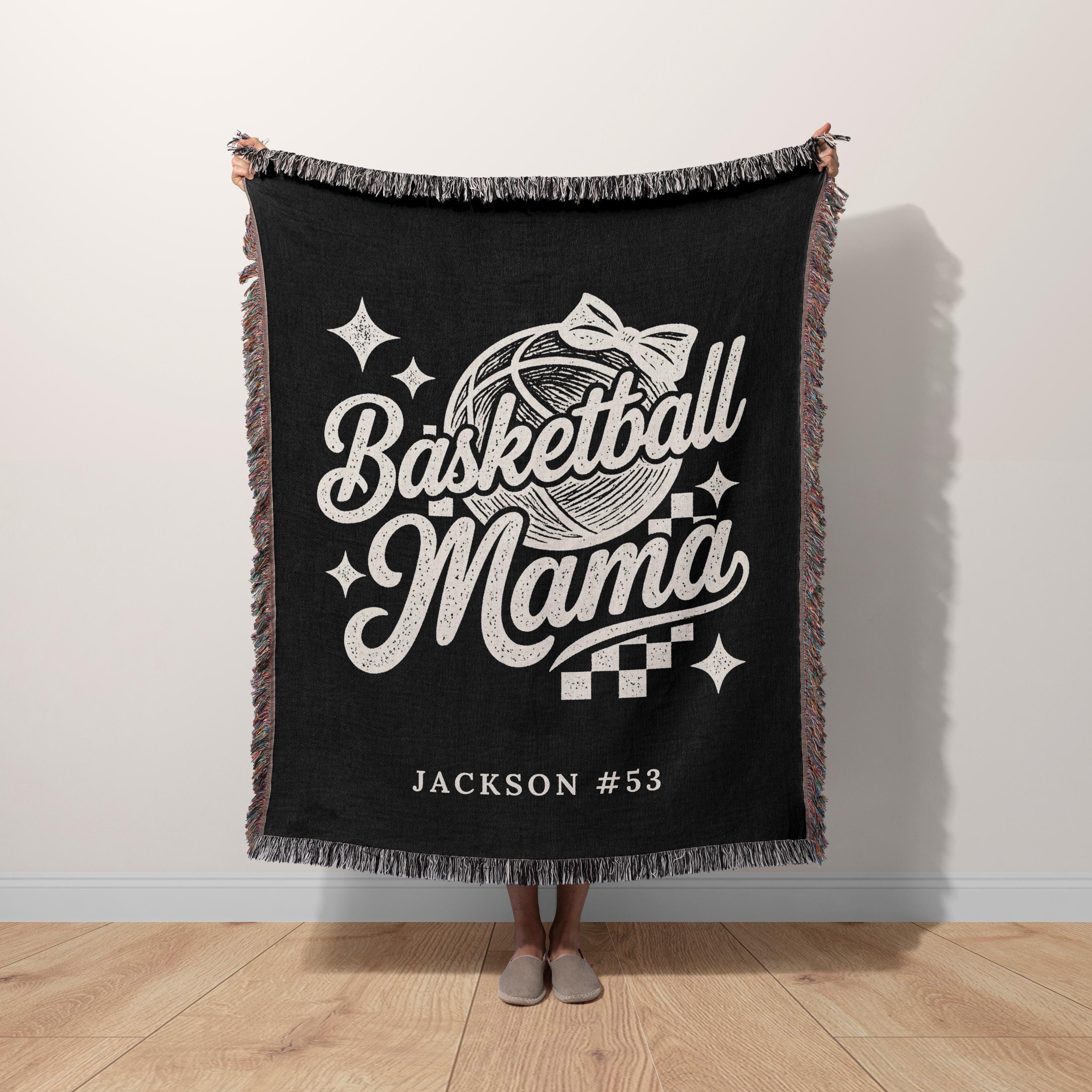 Basketball Mom Blanket Personalized