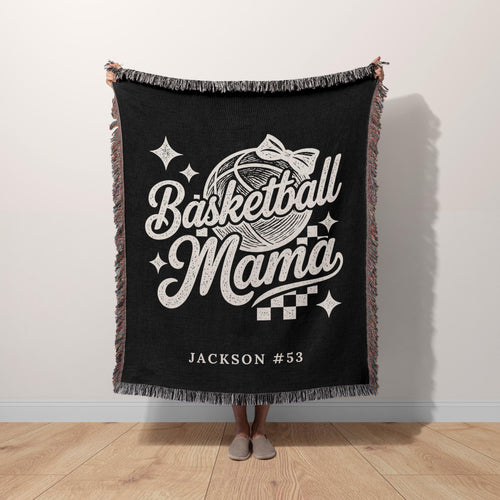 Basketball Mom Blanket Personalized
