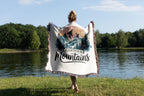 Life is Better in the Mountains Woven Blanket