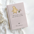 Personalized Teacher Appreciation Journal | Because You Believed In Me Notebook | Thank You Teacher Gift | Mentor Gift Keepsake