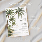 Tropical Wedding Invitation Set