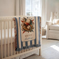 Personalized Baseball Baby Blanket