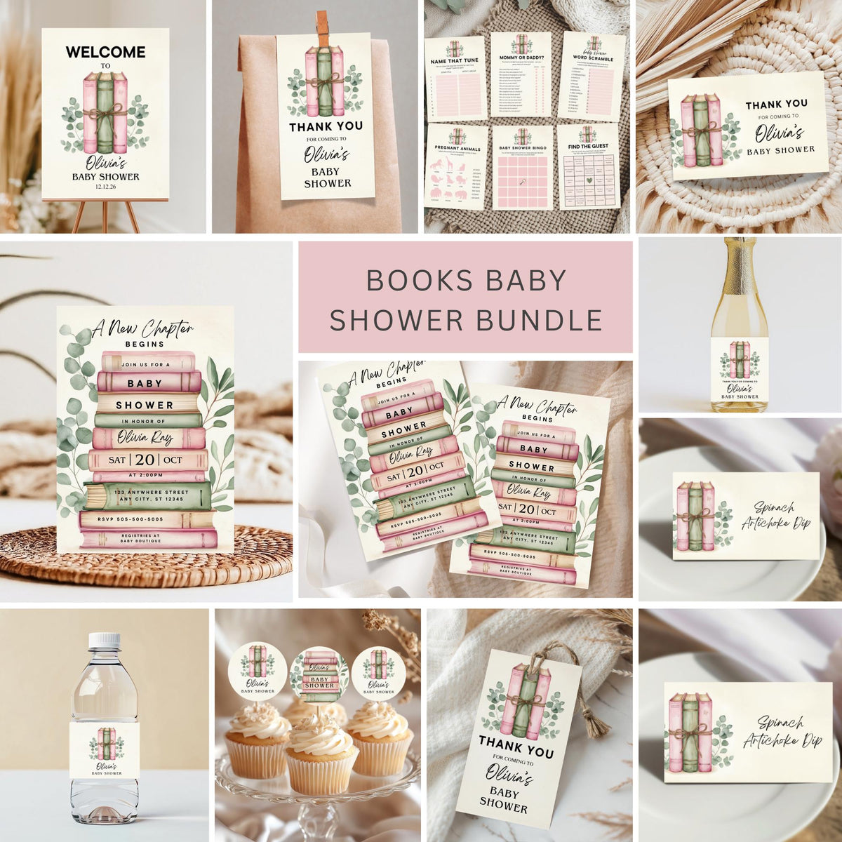 Book Baby Shower Bundle