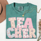 Pink Teacher Shirt