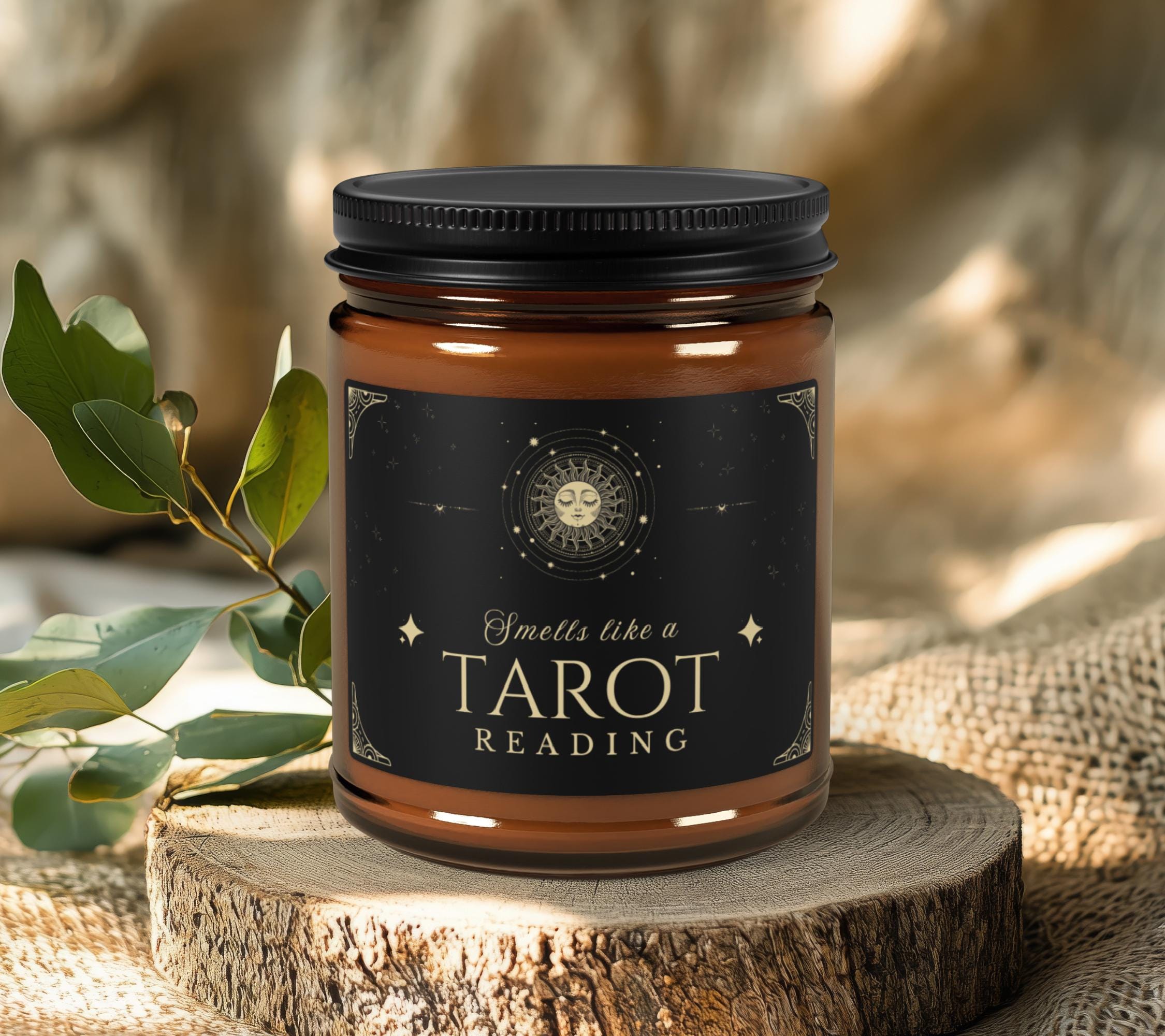 Smells Like a Tarot Reading Soy Candle - Tarot Lover Gift