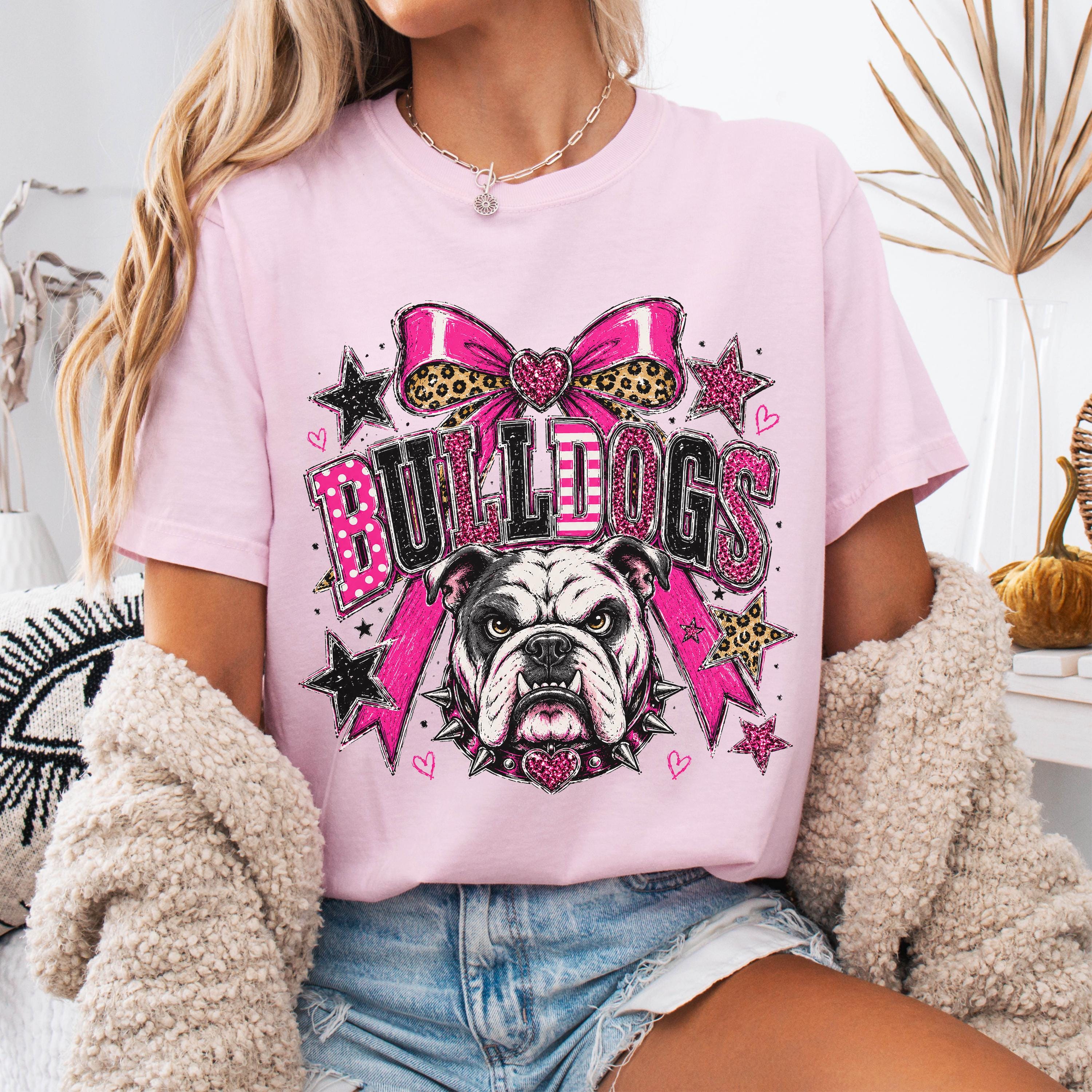 Preppy Bulldogs Mascot Shirt
