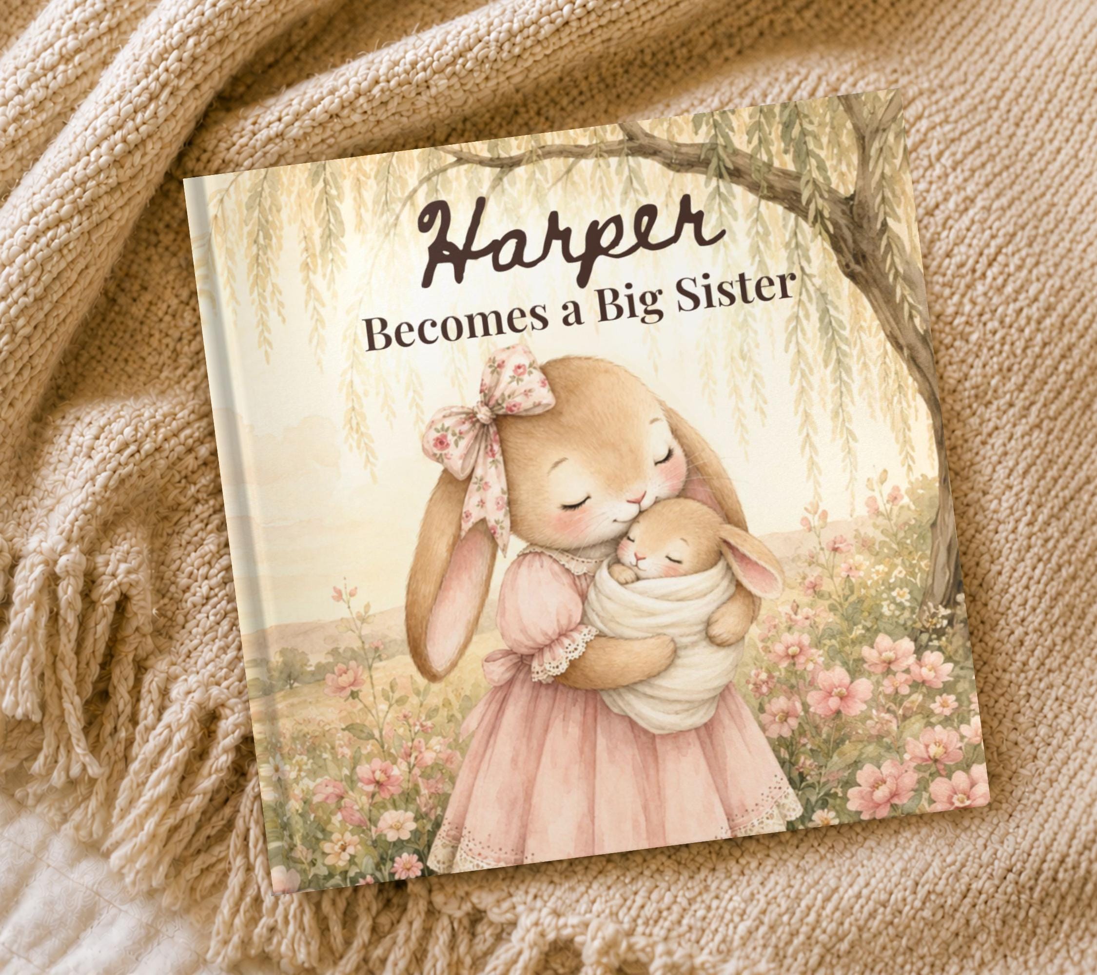 Personalized Woodland Bunny Big Sister Book