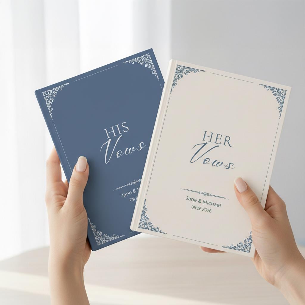 Personalized Wedding Vow Book