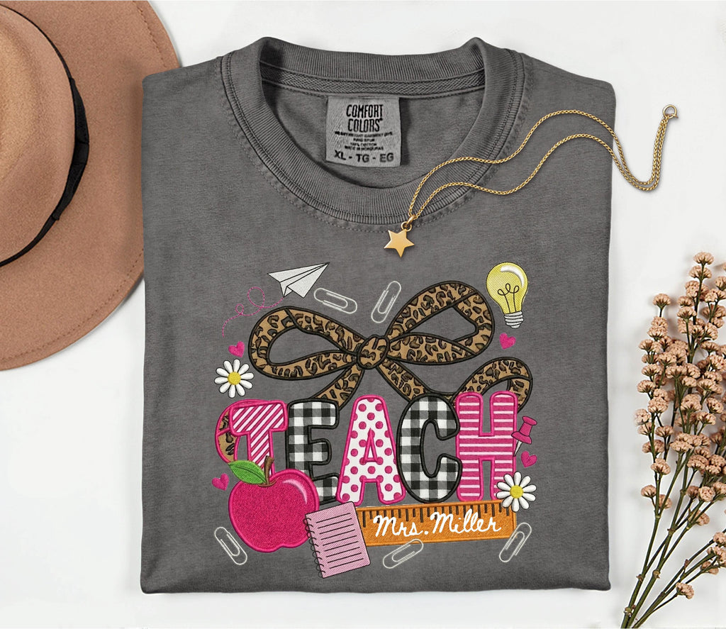 Coquette Teacher Tshirt