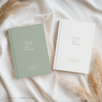 Personalized Stripe Wedding Vow Books