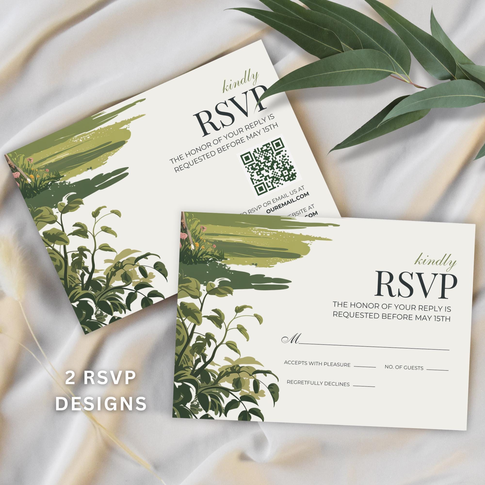 Park Wedding Invitation Template