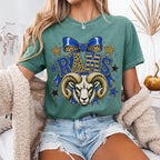Preppy Rams Mascot Shirt