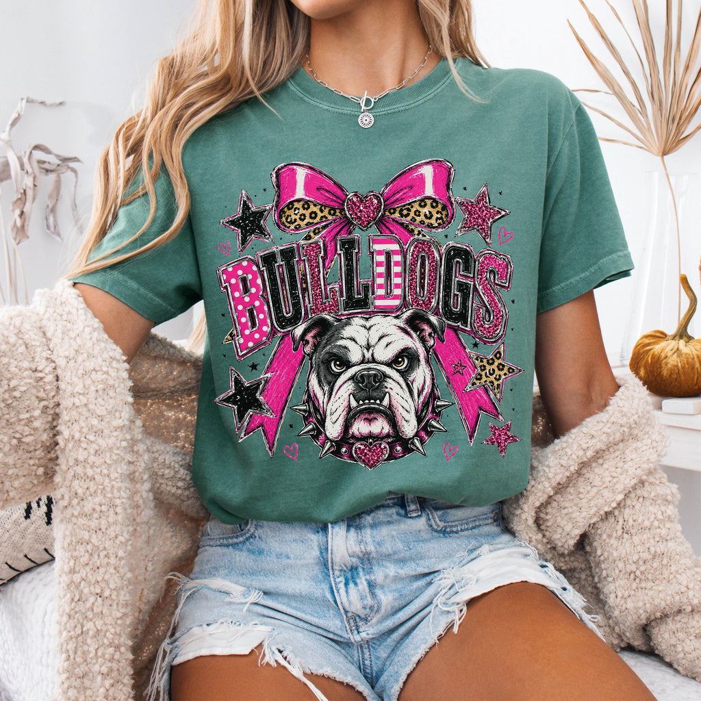 Preppy Bulldogs Mascot Shirt
